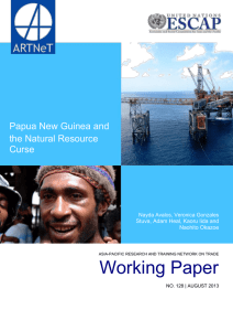 Papua New Guinea and the Natural Resource Curse