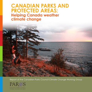 canadian parks and protected areas