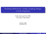 Bootstrap Methods for Complex Sampling Designs in Finite Population