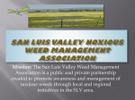 San Luis Valley Weed Management Association
