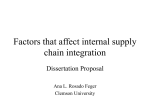 Factors that affect internal supply chain integration