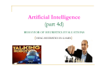 Artificial Intelligence (part 4d)