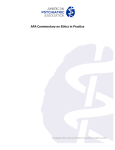 APA Commentary on Ethics in Practice