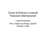 Unito Corso di finanza e mercati finanziari internazionali