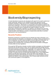 Biodiveristy/Bioprospecting - Novartis Pharmaceuticals Corporation
