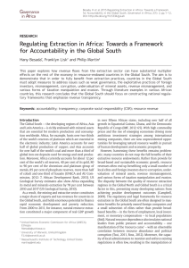 Towards a Framework for Accountability in the Global South