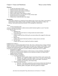 Chapter 4: Tissues and Membranes Theory Lecture Outline