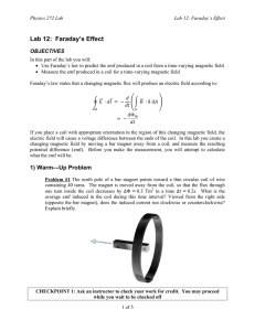 Lab 12: Faraday`s Effect