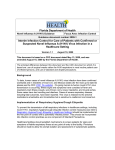 Florida Department of Health Interim Infection Control for Care of