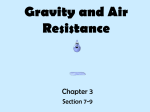 Gravity and Air Resistance