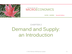 EC1110 -Demand and Supply - Paul Tilley`s Resource Wiki