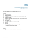 Massive haemorrhage toolkit