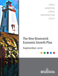 The New Brunswick Economic Growth Plan