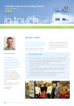 ACSC Newsletter November 2014 - Peter MacCallum Cancer Centre