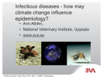 Climate changes and effects on vector borne-diseases and