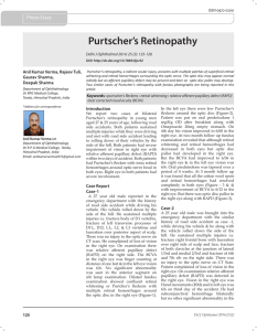 Purtscher`s Retinopathy - Delhi Journal of Ophthalmology