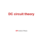 DC circuit theory