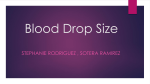 Blood Drop Size