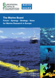 The Marine Board - European Science Foundation