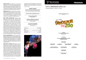 Read Playbill - Harris Center