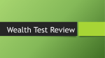 Wealth Test Review