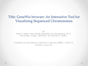 Title: GeneWiz browser: An Interactive Tool for Visualizing
