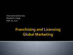 Global Marketing - MyBC