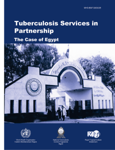 Tuberculosis services in partnership: the case of Egypt