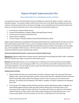 Regions Hospital Implementation Plan