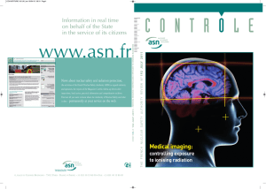 Controlling exposure to ionising radiation in the medical imaging