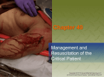 Chapter 40: Management and Resuscitation of the Critical Patient