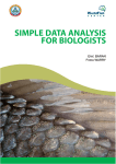 simple data analysis for biologists