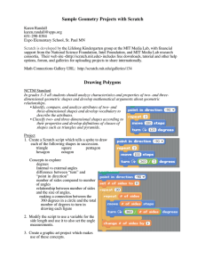 Sample Geometry Projects with Scratch