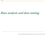 Data analysis and data mining