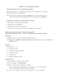 Chapter 21: Two-Sample Problems Comparing means of two