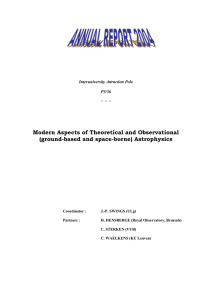 Annual report 2004 - Département d`Astrophysique, Géophysique et