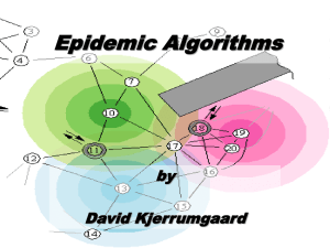 Epidemic Algorithms - Kent State University