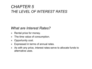 The Real Rate of Interest