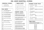 KBA Scoring - Keilor Village Junior Basketball Club