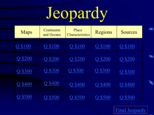 Jeopardy - Office 365@ Baltimore City Schools