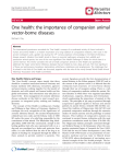 One health: the importance of companion animal vector