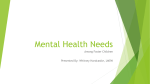Mental Health Needs Among Foster Children