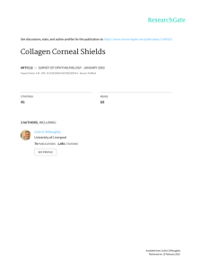 Collagen Corneal Shields