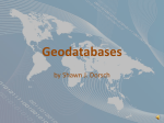 Geodatabases