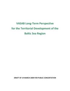 VASAB Long-Term Perspective for the Territorial Development of the