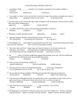General Psychology 200 Study Guide Test 2