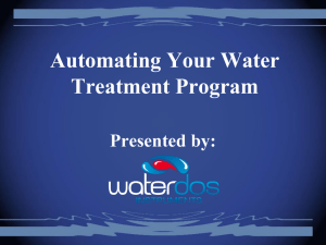 Automating Your Water Treatment Program