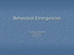 Behavioral Emergenciessum07 12454KB