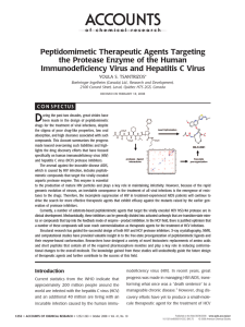 Peptidomimetic Therapeutic Agents Targeting the