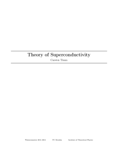 Theory of Superconductivity